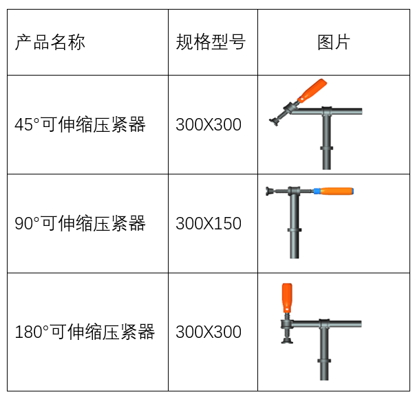 可伸缩<strong>压紧器</strong>